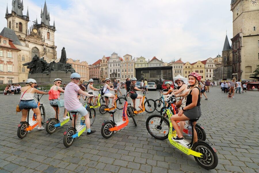 Prague: Grand e-Scooter Guided Tour - Strahov Monastery and the road to Petřín