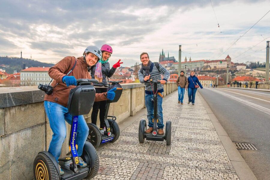 Prague: Grand Segway and eScooter Live Guided City Tour - Charles Bridge, Kafka, and the Lesser Town