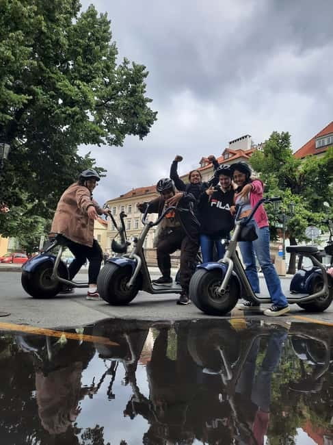 Prague: Guided Fat Tire e-Scooter Tour - Rolling through Petrin Park
