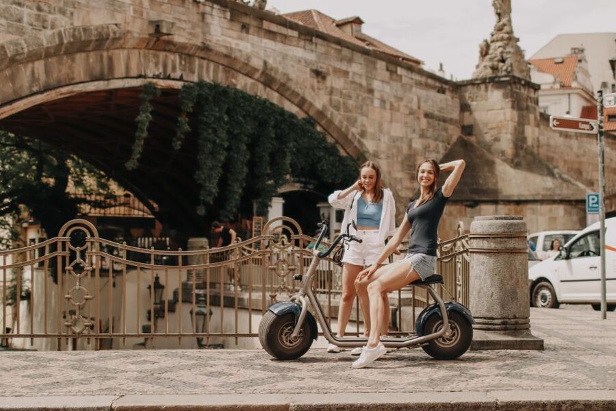 Prague: Guided Fat Tire e-Scooter Tour - John Lennon Wall and Kampa Park
