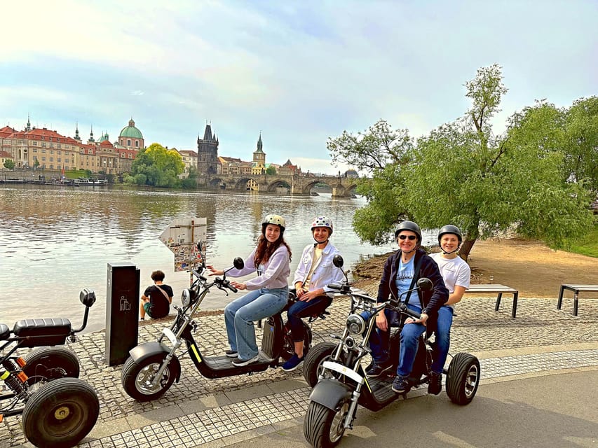 Prague: Heart of Prague Electric Tricycle Scooter Tour - Prague Castle and Strahov Monastery