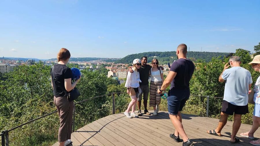 Prague: Heart of Prague Electric Tricycle Scooter Tour - Guides, group size, and the feel of the outing