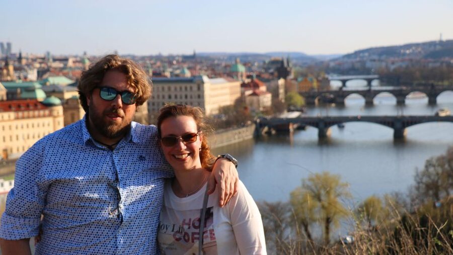 Prague: Highlights Tour on e-Scooter or eBike - River views, the Jewish Quarter, and Rudolfinium