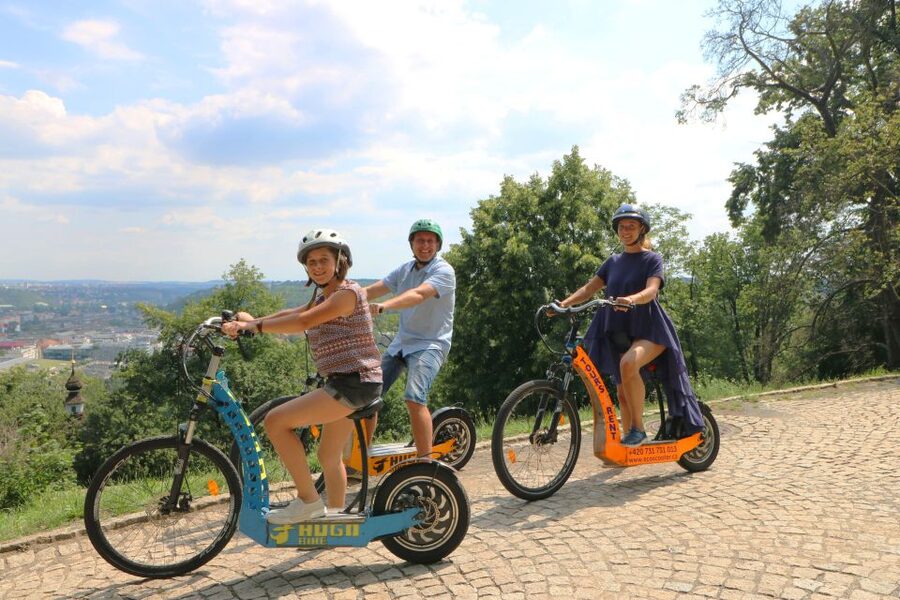 Prague: Highlights Tour on e-Scooter or eBike - Prague Castle and the Strahov Monastery