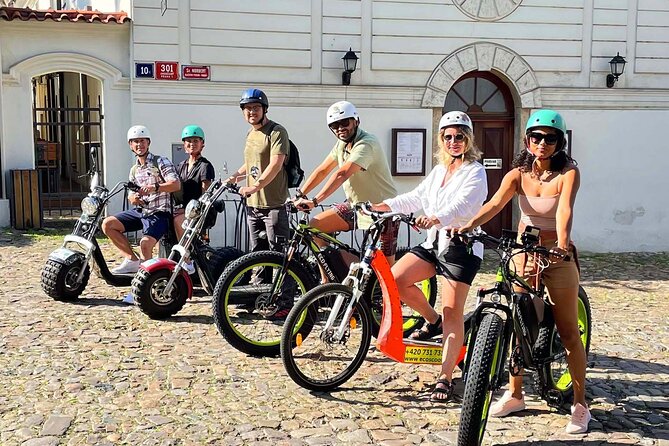 Prague Panoramic Views e-bike and e-Scooter guided Tour - What the $33.73 price really includes