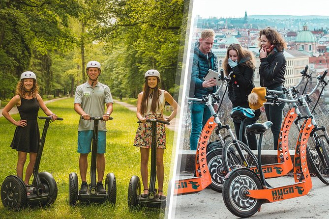 Prague Segway & E-Scooter Grand City Tour - Letná Park and the Metronome viewpoint