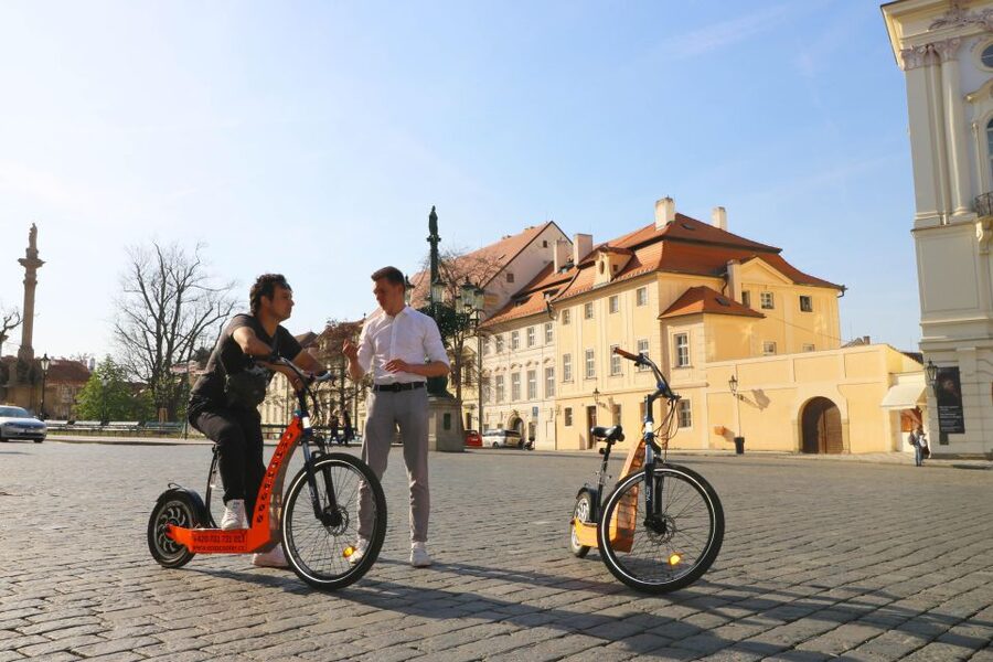 Prague: Tour by Electric Scooter or Cruiser eBike - Key points at a glance