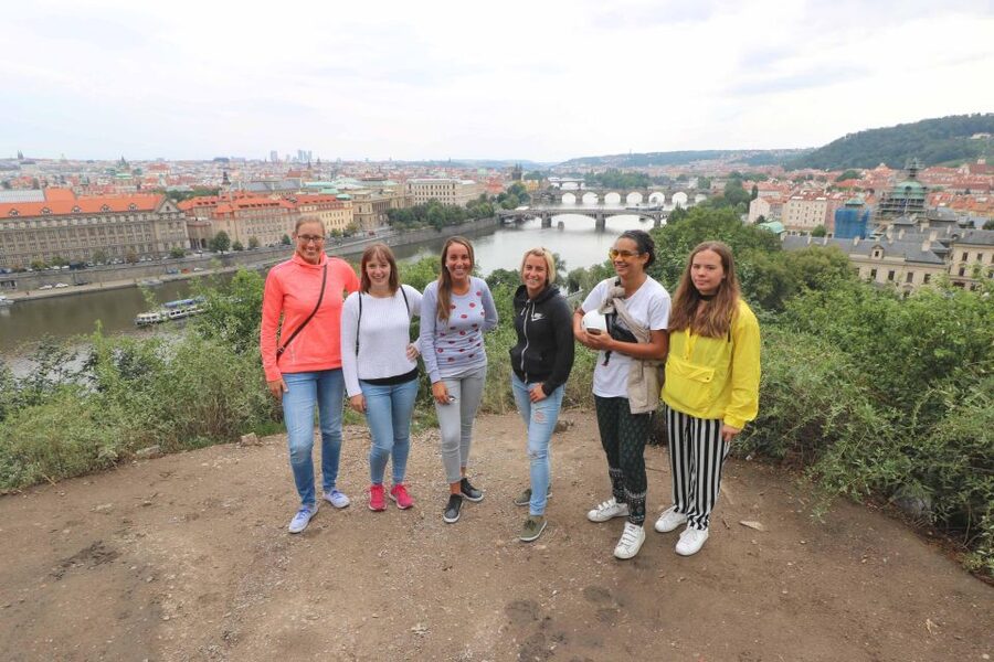 Prague: Tour by Electric Scooter or Cruiser eBike - Petřín Hill and Strahov Monastery