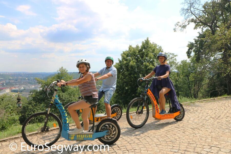Prague: Tour by Electric Scooter or Cruiser eBike - The guide, equipment, and small-group feel