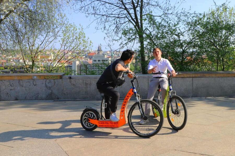 Prague: Tour by Electric Scooter or Cruiser eBike - Kampa Island, the Lennon Wall, and the Charles Bridge