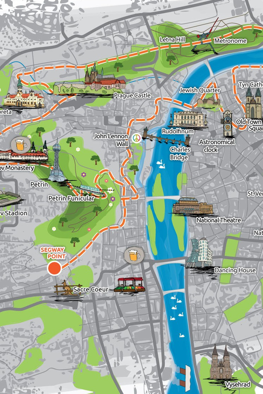 Prague Ultimate e-Scooter City Tour - Why this route works for seeing Prague quickly