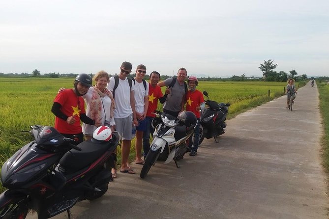 PRIVATE My Son Holy Land Tour: Adventure on Vespa or Motorbike - A local bowl of Quang noodles on the way back