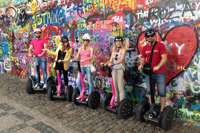 PRIVATE: Prague All Inclusive Segway & eScooter Tour + Lunch - The Segway portion near the river and Lennon Wall