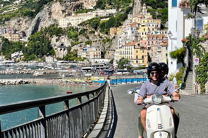 Private Vespa scooter Adventure on the Amalfi Coast - Fiordo di Furore and the famous coastal bends