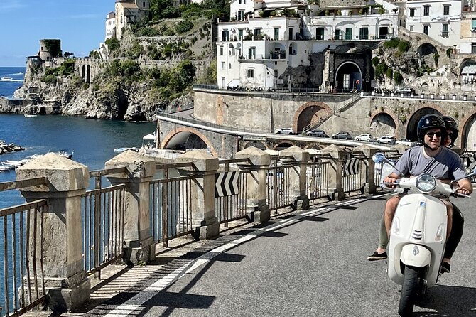 Private Vespa scooter Adventure on the Amalfi Coast - Amalfi: cathedral, lanes, coffee, and pastry