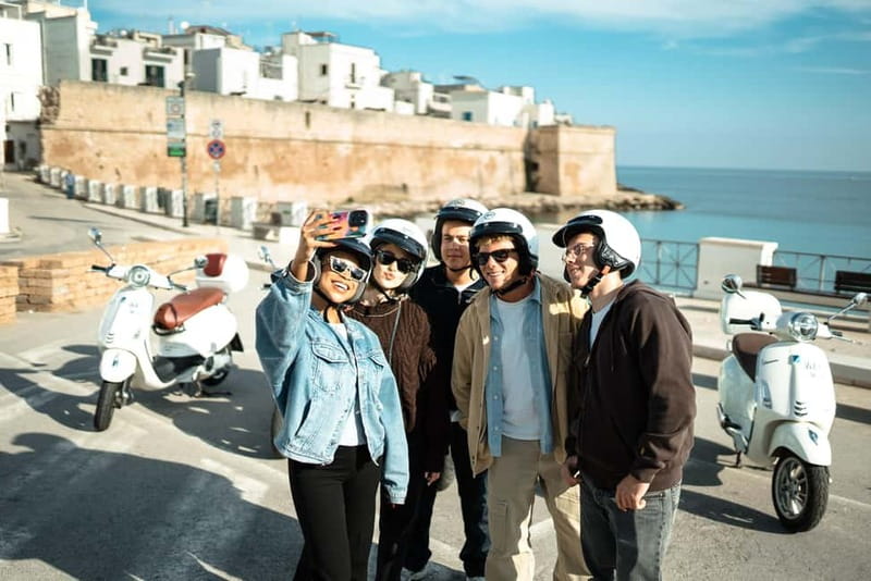 Puglia by Vespa: 3-Hour Tour of Polignano a Mare, Conversano, and Monopoli - Starting in Polignano a Mare beside the Adriatic