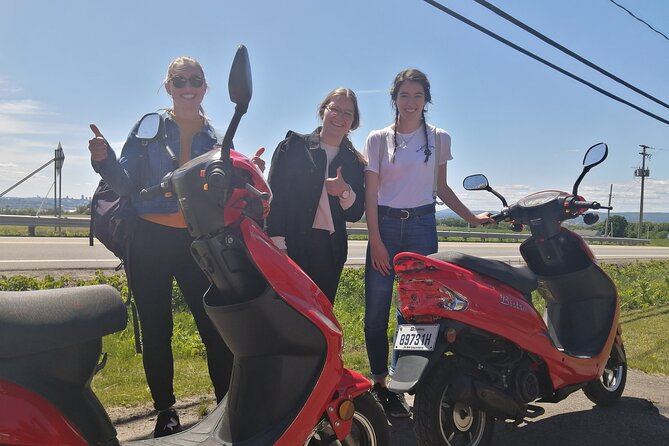 Quebec City - Scooter Guided Tour on Ile d'Orléans - Saint-Laurent: marina views and working farmland