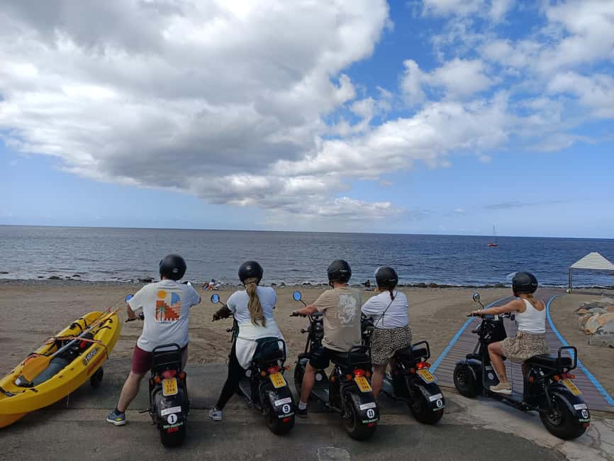 Rent e-Scooter 2 seat from 1 till 4 Hour: Explore Maspalomas - Botanical Garden and the Charca lagoon
