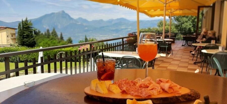 Riva del Garda: Lake Garda self-guided Vespa tour - Tremosine produce and a view with ice cream