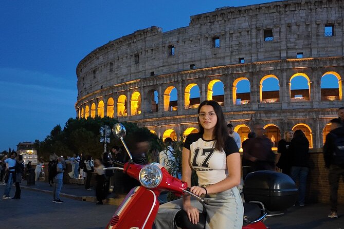 Roma Vespa Tour Pick-up from Hotel - The Fontana dell’Acqua Paola on Gianicolo Hill