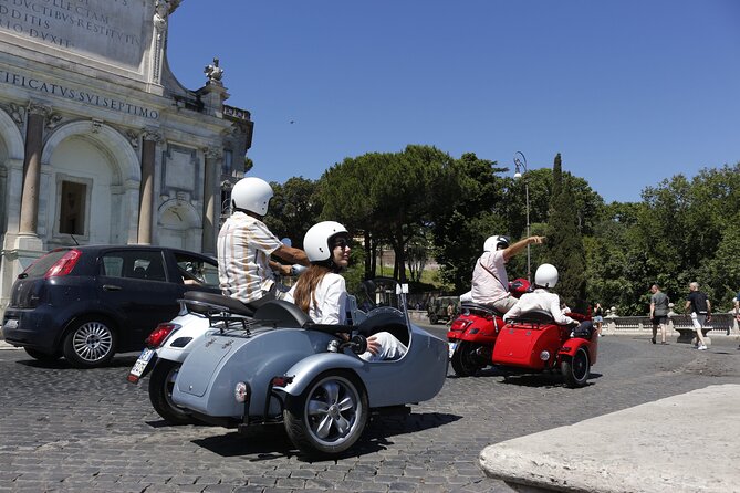Rome 3 hours Vespa Sidecar Private Tour with Gelato - The Pantheon and the included gelato stop