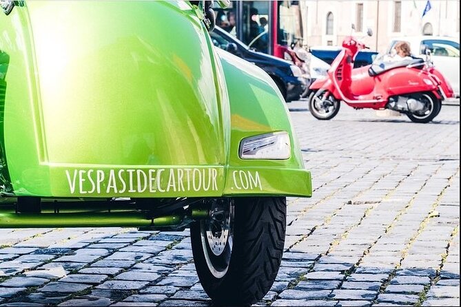 Rome Afternoon Sightseeing Vespa Sidecar Tour with Gourmet Gelato - The Pantheon and Piazza Navona