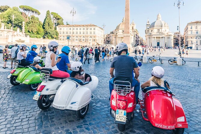 Rome Afternoon Sightseeing Vespa Sidecar Tour with Gourmet Gelato - Trastevere, the Jewish Ghetto, and everyday Rome