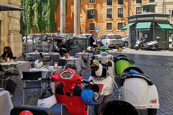 Rome Afternoon Sightseeing Vespa Sidecar Tour with Gourmet Gelato - Piazza Venezia, the Colosseum, and Santa Maria Maggiore