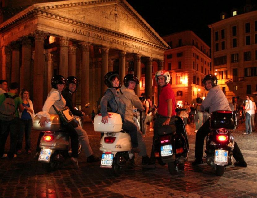 Rome by Night Vespa Tour With Driver/Private Guide - Why a Vespa is a smart way to see Rome at night