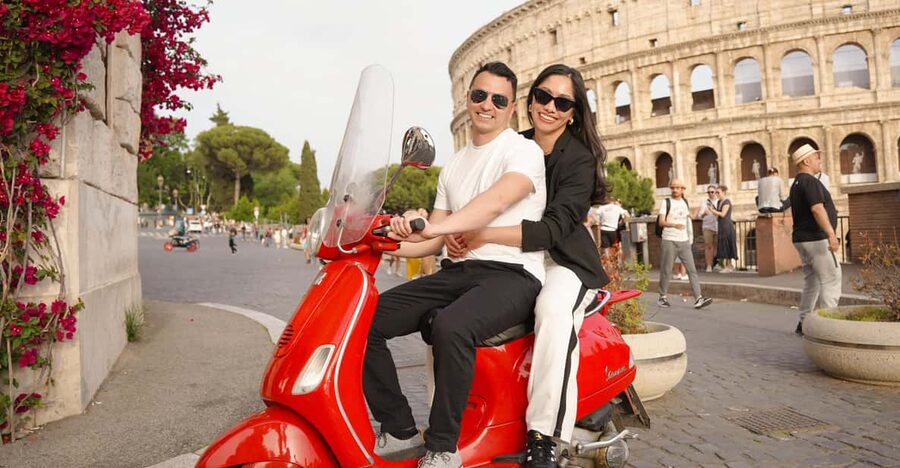 Rome: Guided City Food Tour by Vespa and Tastings - Key points at a glance