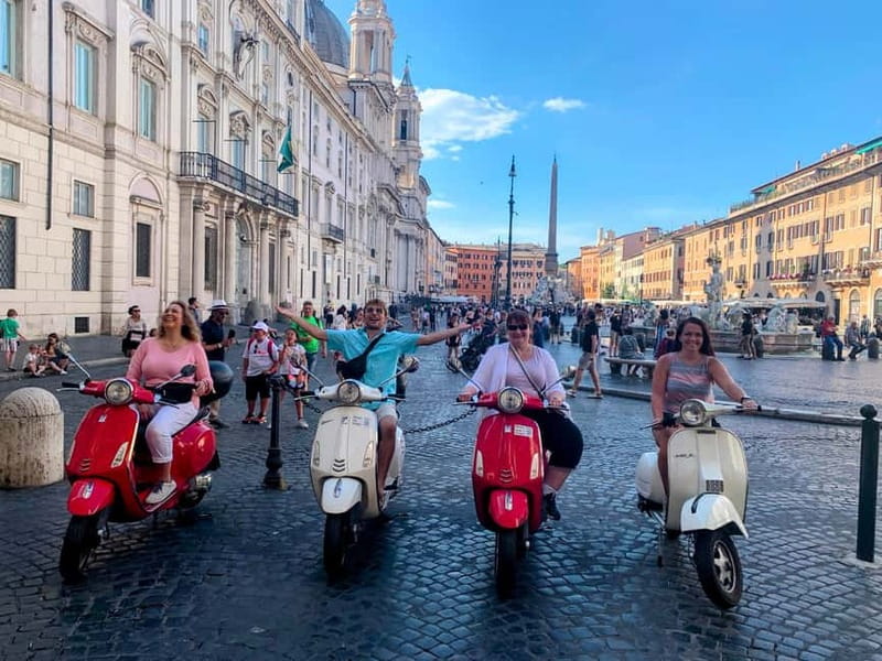 Rome: Guided Vespa Tour with Self-Drive or as a Passenger - Janiculum Hill gives you the best pause