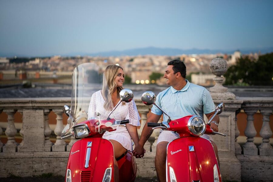 Rome: Hidden Gems Guided Vespa experience with Photos - The Orange Garden and Aventine views