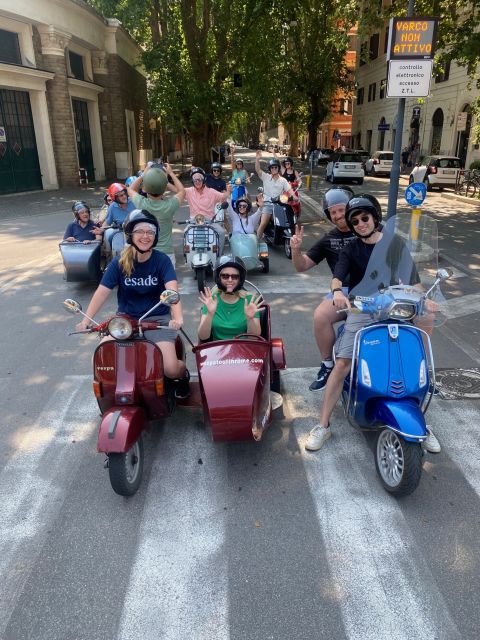 Rome: Highlights Vespa Sidecar Tour with Coffee and Gelato - Why a Vespa sidecar works so well in Rome