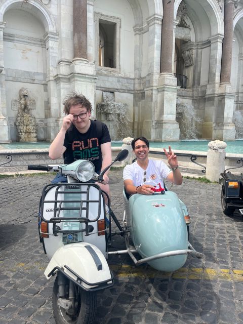 Rome: Highlights Vespa Sidecar Tour with Coffee and Gelato - What the three-hour schedule really gives you