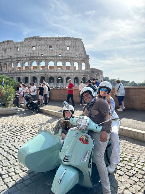 Rome in Vespa 90 min Vespa Sidecar PrivateTour with Gelato - Piazza del Popolo and the northern approach