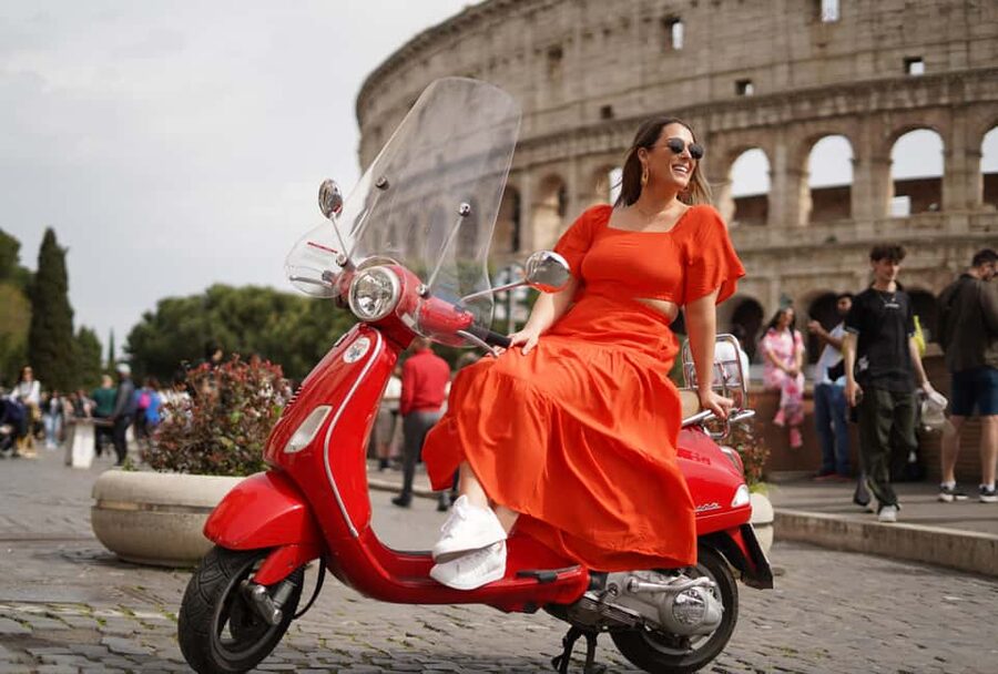 Rome on a Vespa – Photography Service - Starting at Via del Colosseo