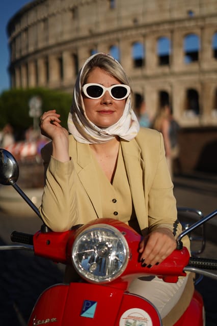 Rome: Photography services by Vespa with Aperol Spritz - The Orange Garden brings a quieter view