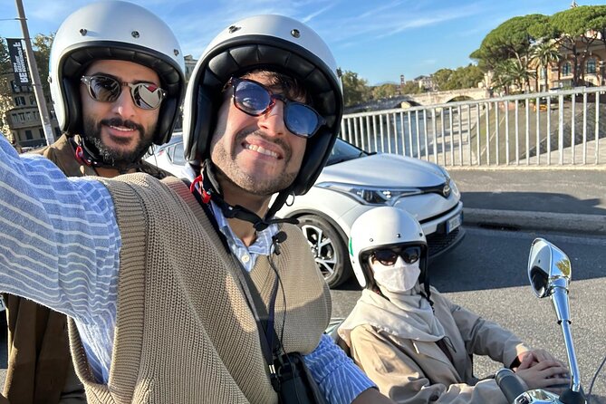 Rome Private Tour in a Vintage Vespa Sidecar Style for 90 Minutes - Trevi Fountain gives you the main photo stop