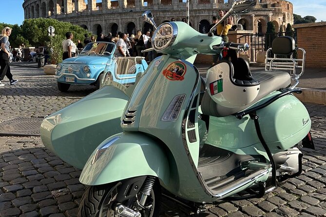 Rome Private Tour in a Vintage Vespa Sidecar Style for 90 Minutes - Circus Maximus and the Mouth of Truth
