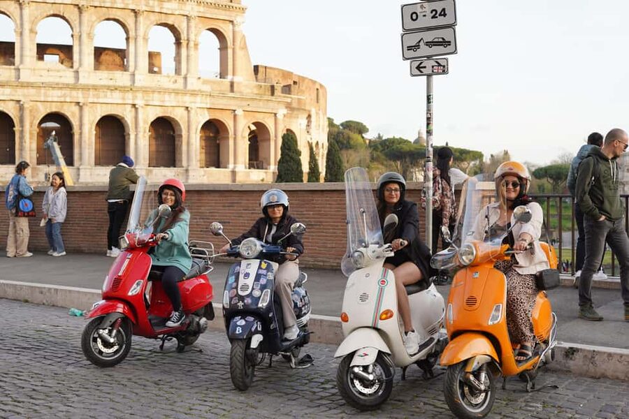 Rome: Private Vespa Experience with Professional Photoshoot - Meeting near the Colosseum