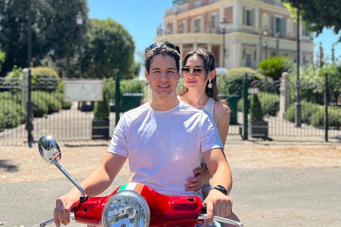 Rome Private Vespa Tour Pick-up from Hotel - Thirty minutes at the Orange Garden