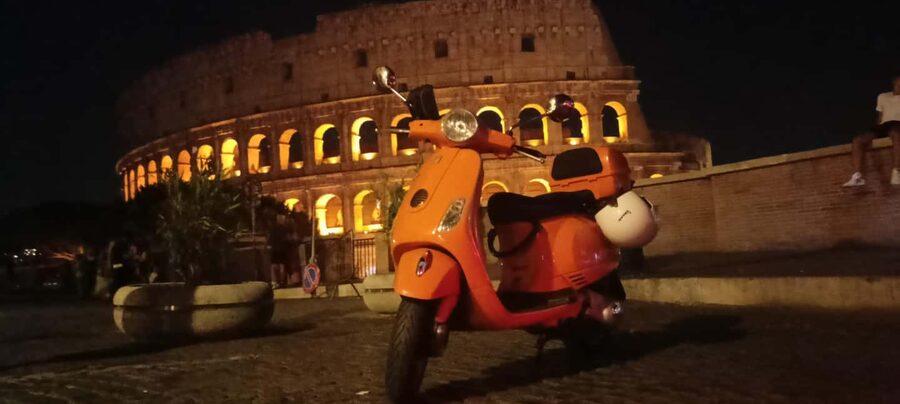 Rome: Ride as a Passenger on a Vespa on Guided City Tour - Circus Maximus and the Rose Gardens