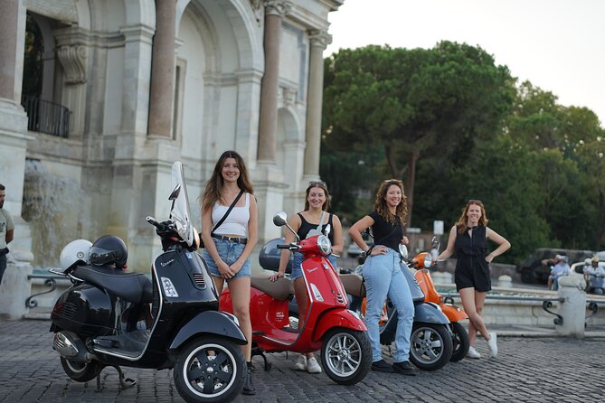 Rome's Easy Ride Vespa Tour with Pick Up and Drop Off - Gianicolo Terrace and the final city view