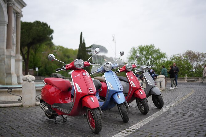 Rome’s Highest Hills Skyline Vespa Tour with Driver and Photo - Trastevere from the back of a Vespa