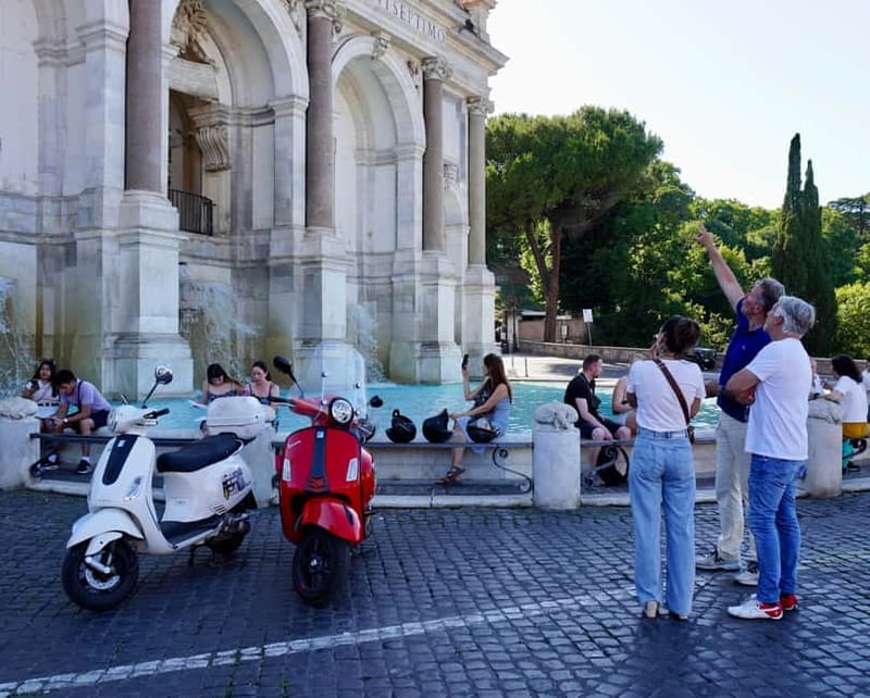 Rome’s Must-See Spots on Vespa (No Driving Needed) - Piazza Venezia and the city’s grandest traffic point