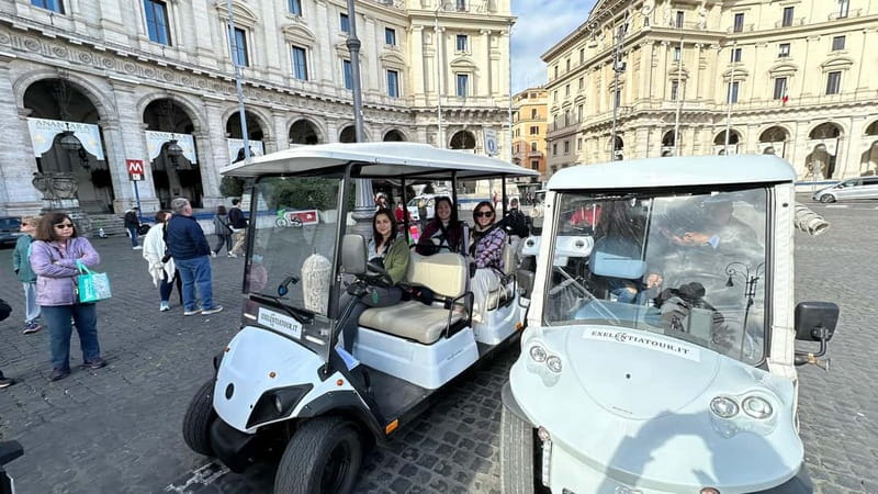 Rome Vespa Experience with Professional Photoshoot - Janiculum Hill photo stop