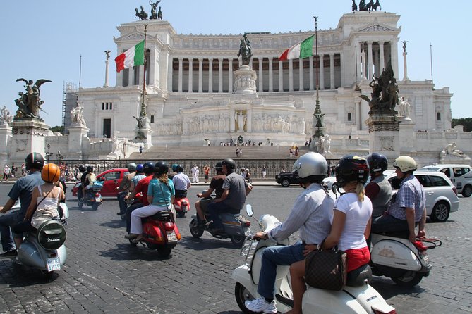 Rome Vespa Grand Tour - The Colosseum sets the tone