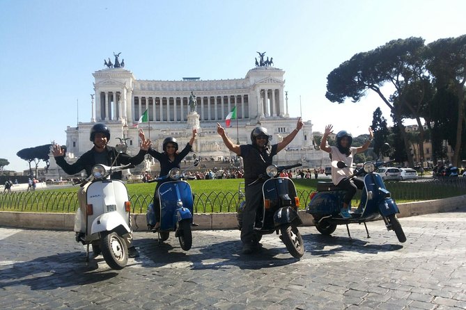 Rome Vespa Grand Tour - Coffee or gelato keeps the ride comfortable