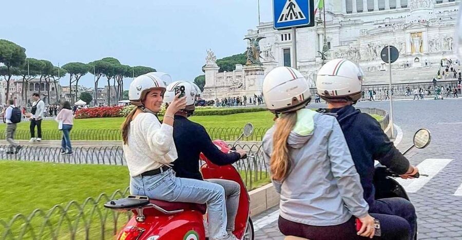 Rome Vespa Half-Day Tour with Private Driver - Three hours on Rome’s back streets