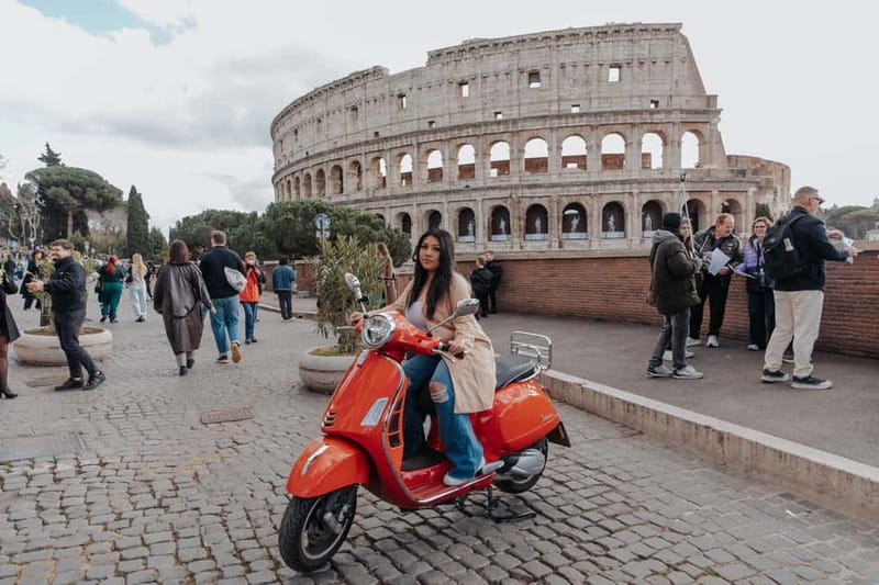 Rome: Vespa Ride in the Streets with Photography - From Caffè Roma to Circus Maximus